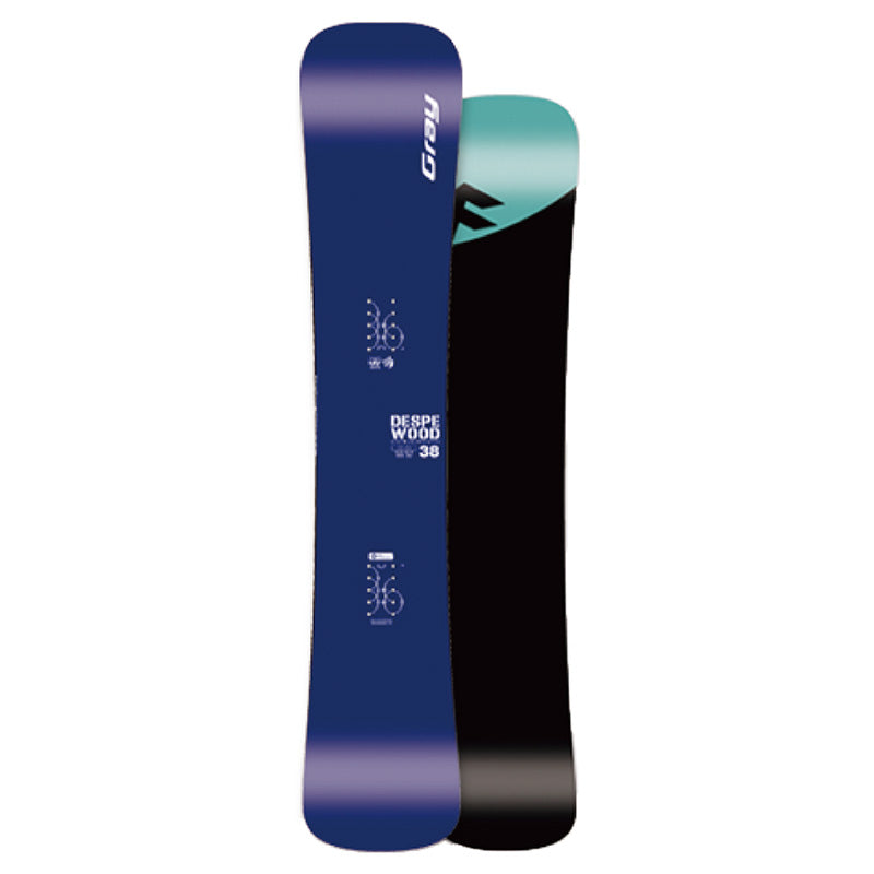 2526 Gray Snowboard Despe Wood
