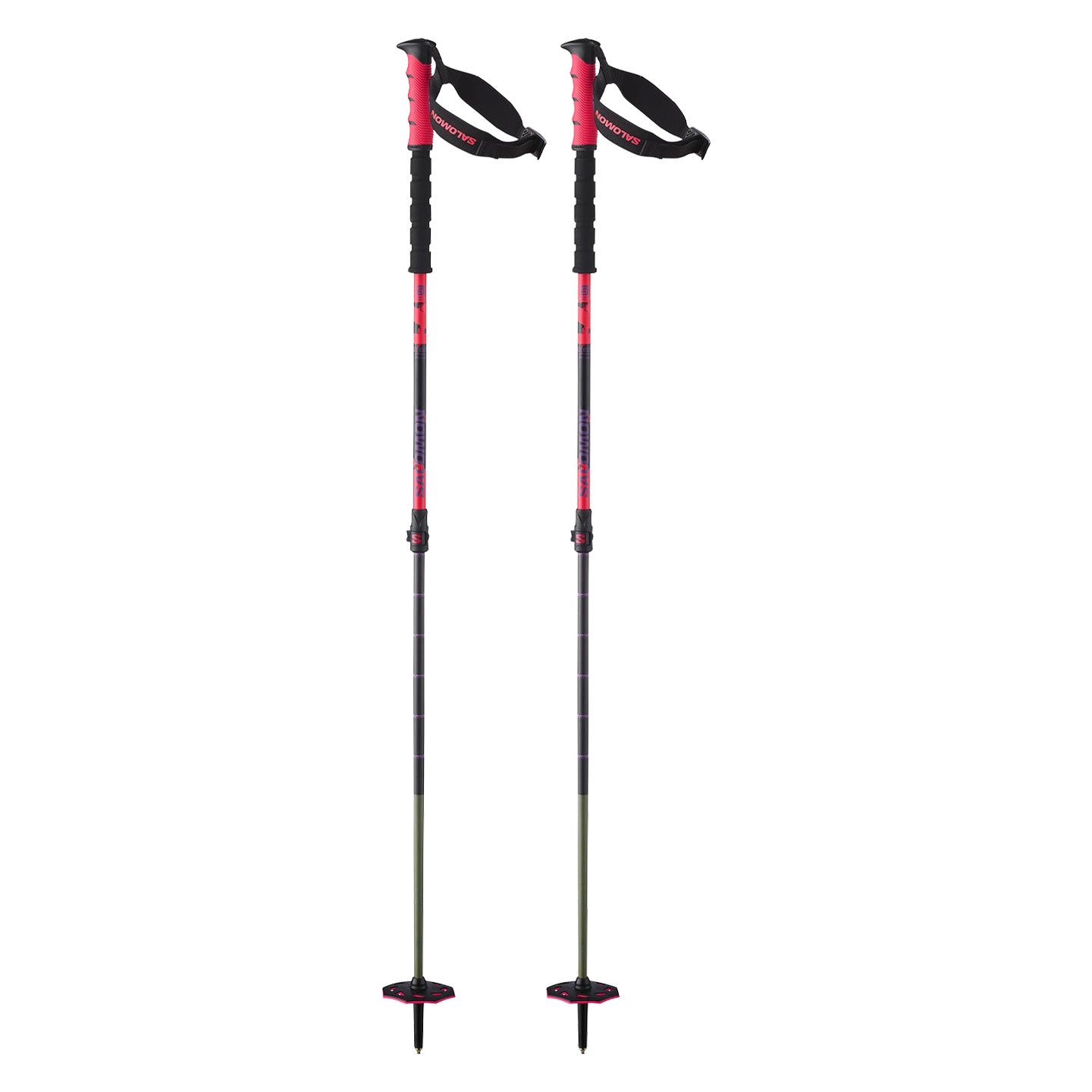 2026-2027 SALOMON STEEP PRO VARIO S3 CARBON SKI POLES UNISEX